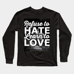 Hate and Love Design Long Sleeve T-Shirt